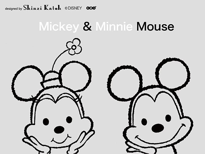 Characters ミッキー ミニー 雑貨デザイナーshinzi Katohの公式ホームページです Shinzi Katoh Designは 様々な雑貨デザインに加え 企画 絵本制作を行っています